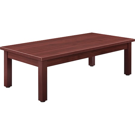 Global Industrial Wood Coffee Table - 48 x 24 - Mahogany 695753MH
